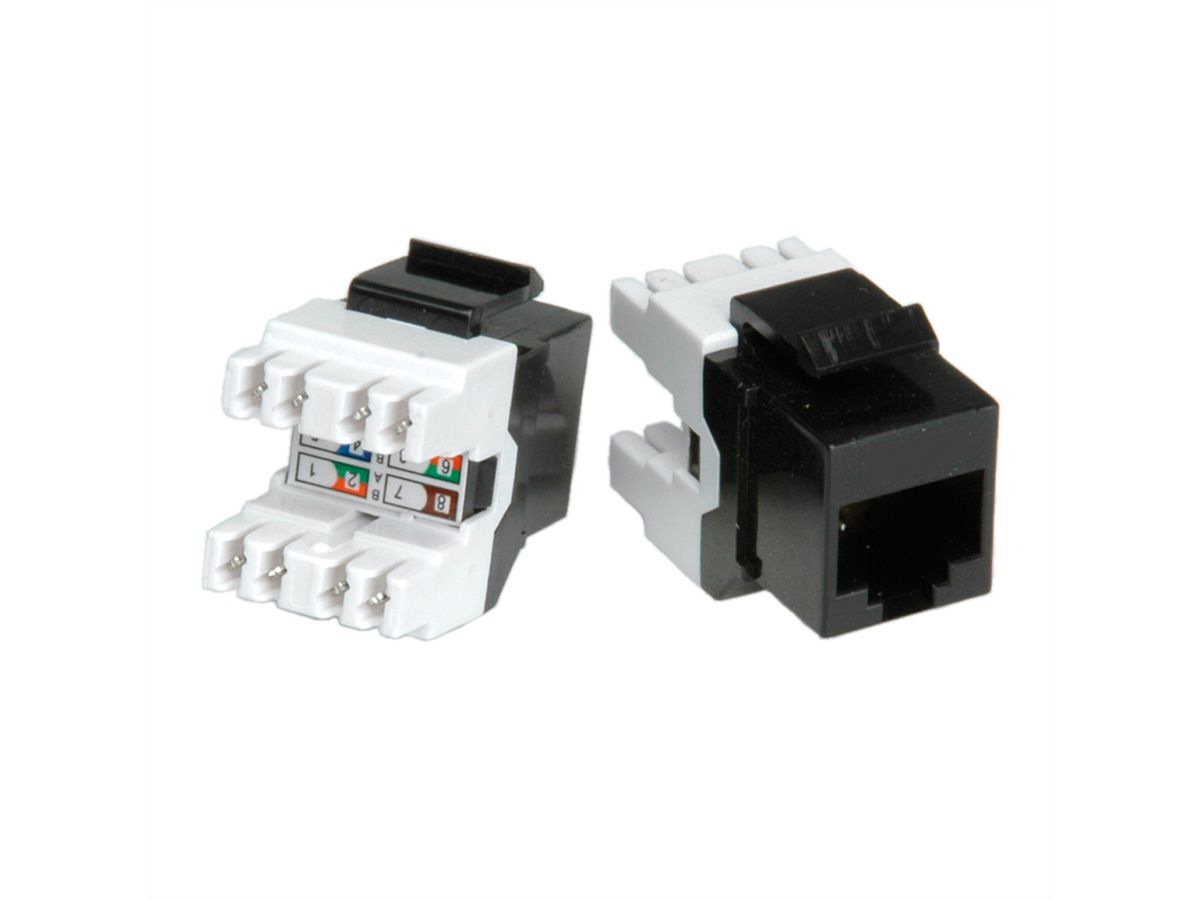 ROLINE Module Cat.5e (Classe D), RJ-45, noir