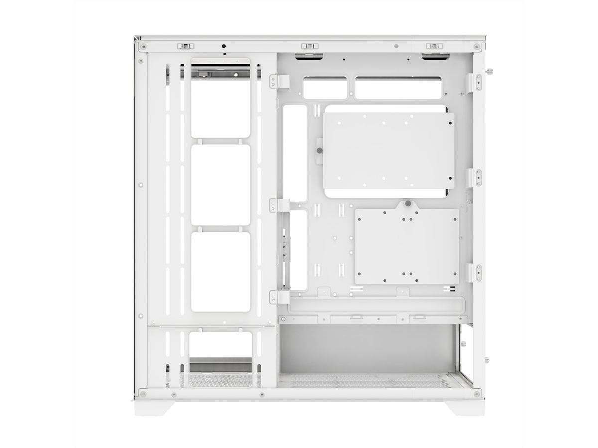 XILENCE Xilent Gleam X818.W.ARGB Gaming ATX PC blanc, Tour RGB ATX Midi