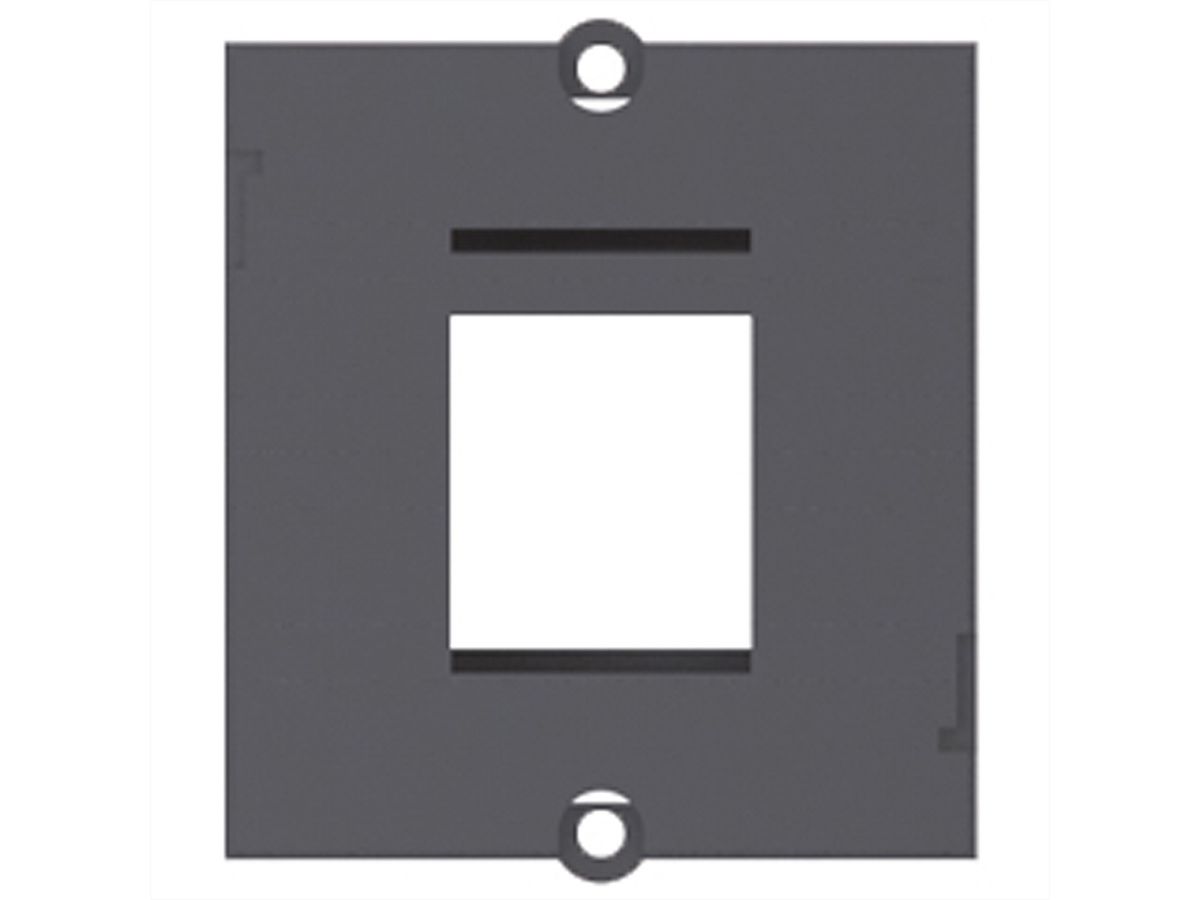 BACHMANN Plaque de support modules Custom pour gammes d’interrupteurs