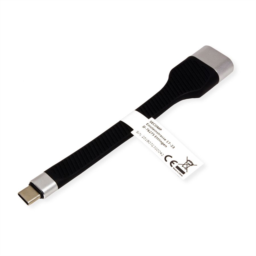 ROLINE Adaptateur Type C - HDMI, M/F, 0,13 m