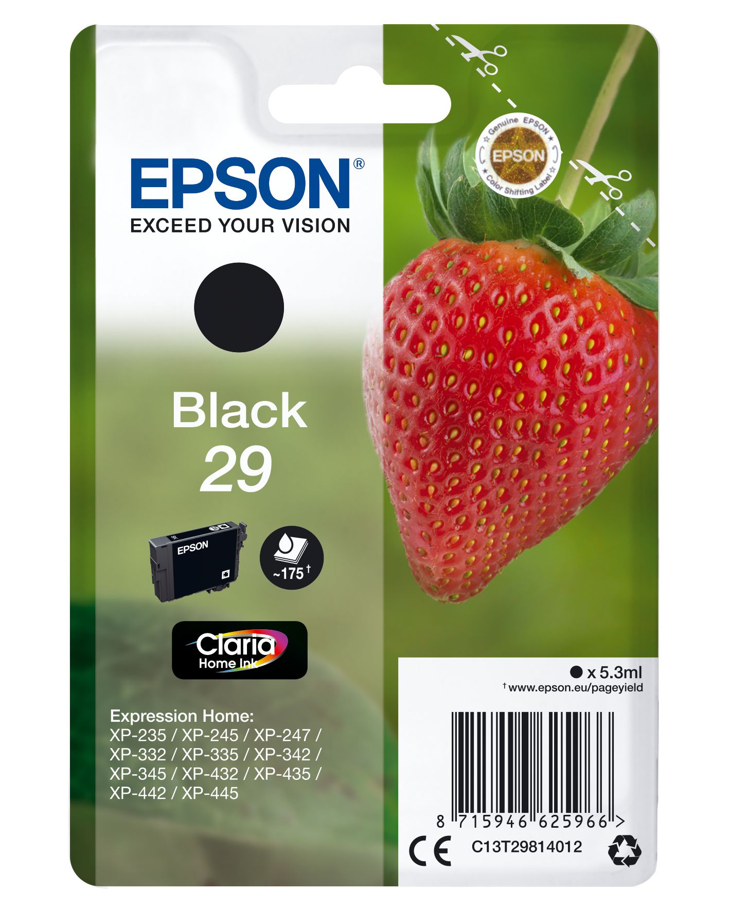 Epson Cartouche "Fraise" - Encre Claria Home N
