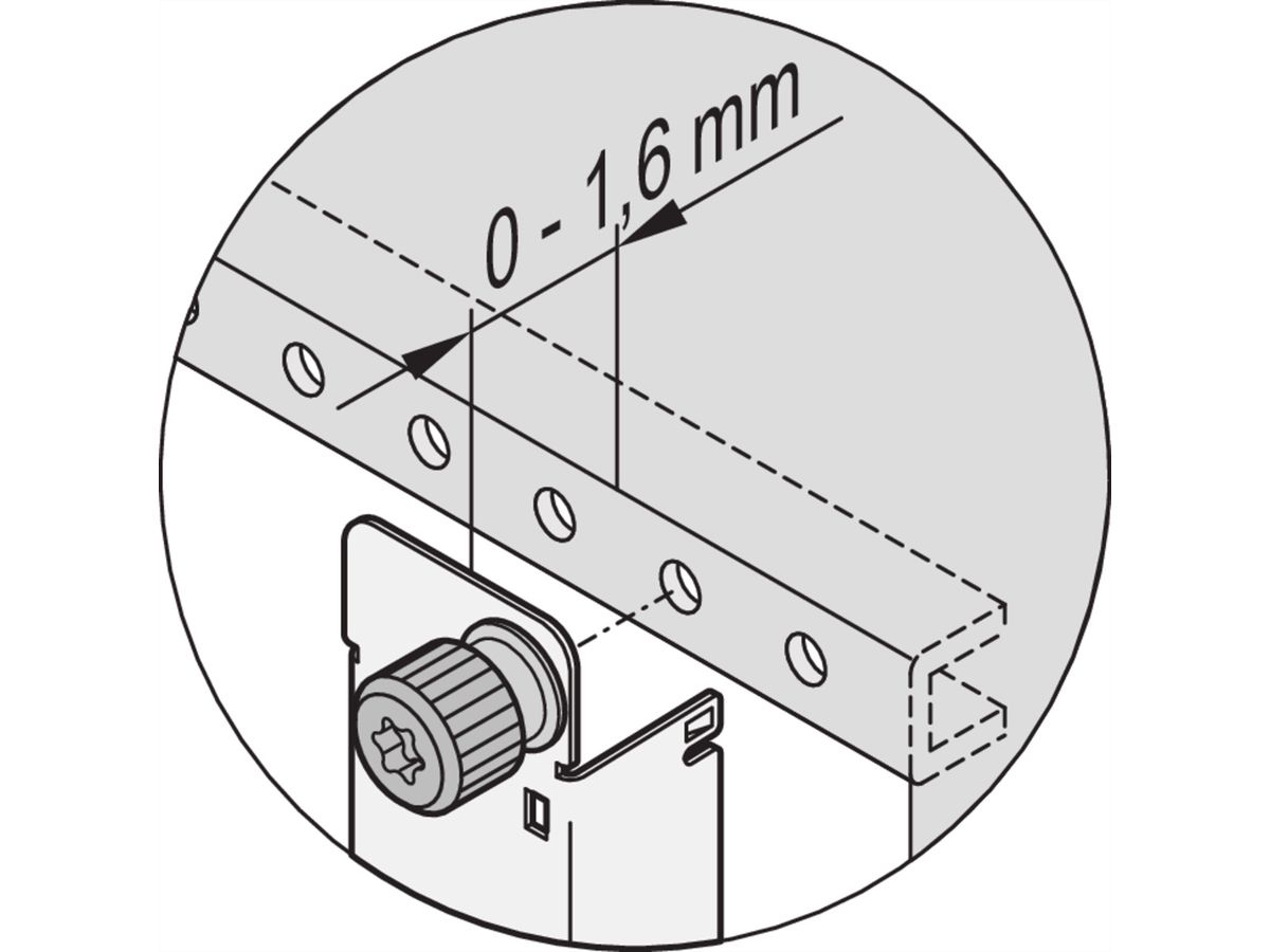 SCHROFF Module AMC avec poignée de traction, MTCA.4, double compact, acier