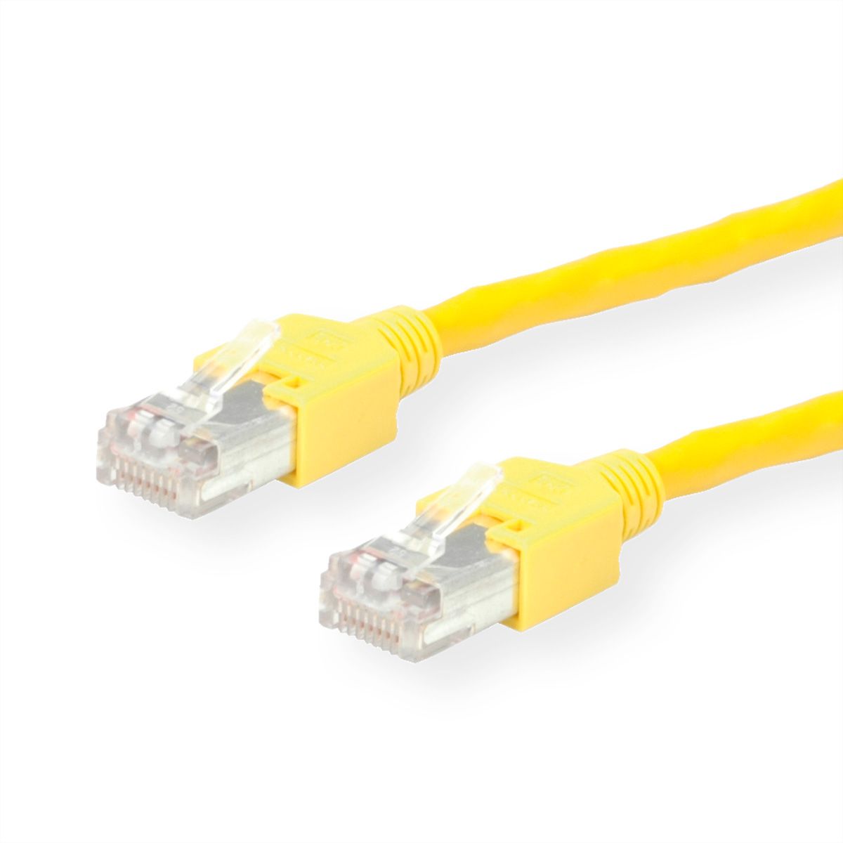 Cordon KERPEN Cat.5e (Classe D) D1-20 SF/U, croisé, jaune, 15 m