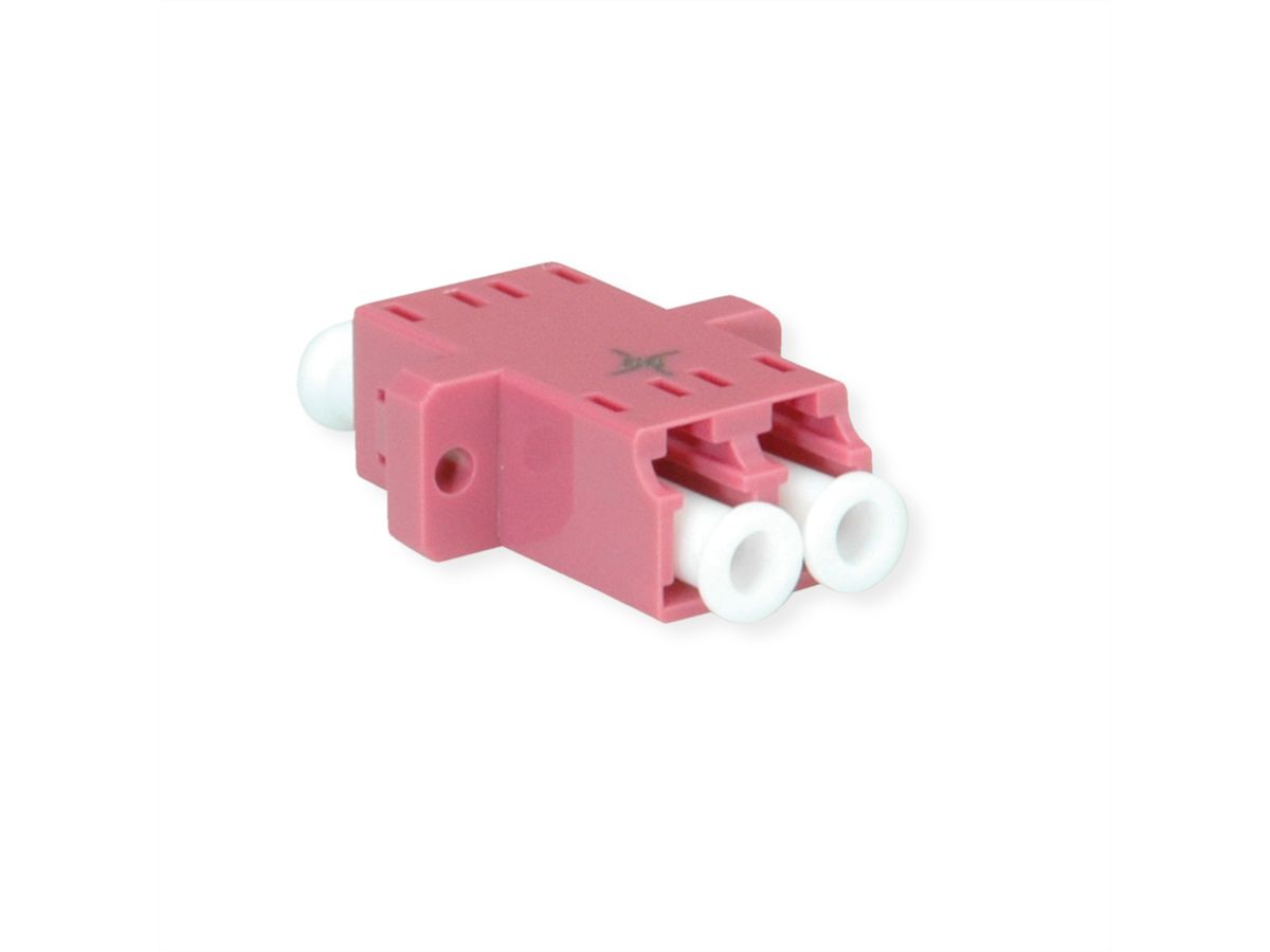 TELEGÄRTNER Coupleur LD Duplex, Multimode, Manchon en céramique, boîtier en plastique, violet, Z77