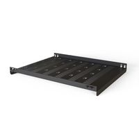 SCHROFF Varistar 19'' étagère, fixe, 75 kg, RAL 7021, 600W 800D