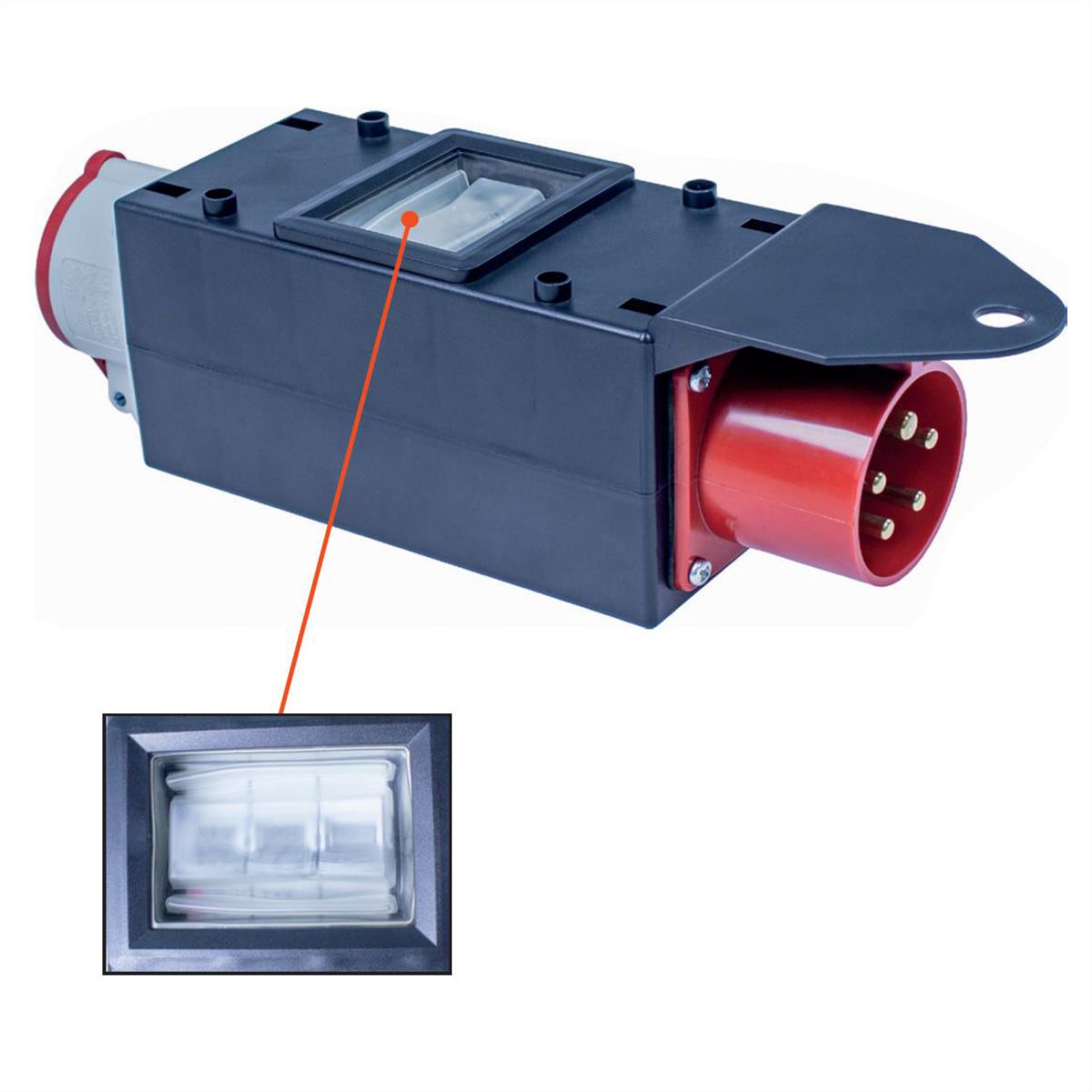 BACHMANN Adaptateur CEE 32A 400V IP44