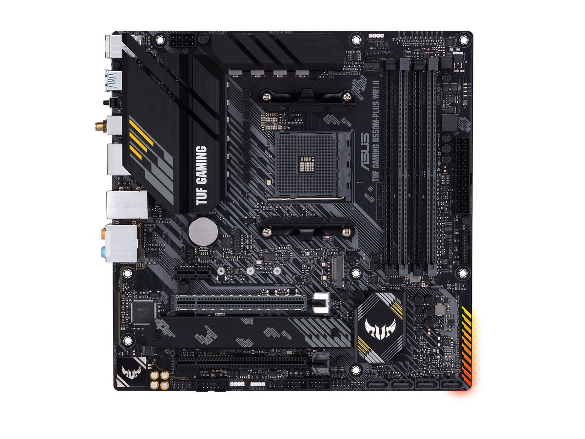 ASUS TUF GAMING B550M-PLUS WIFI II AMD B550 Emplacement AM4 micro ATX