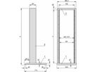 SCHROFF Labrack 19" Open Rack Uprights, 39 U