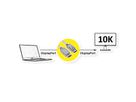 VALUE Câble DisplayPort v2.1, 10K, DP M - DP M, noir, 1 m