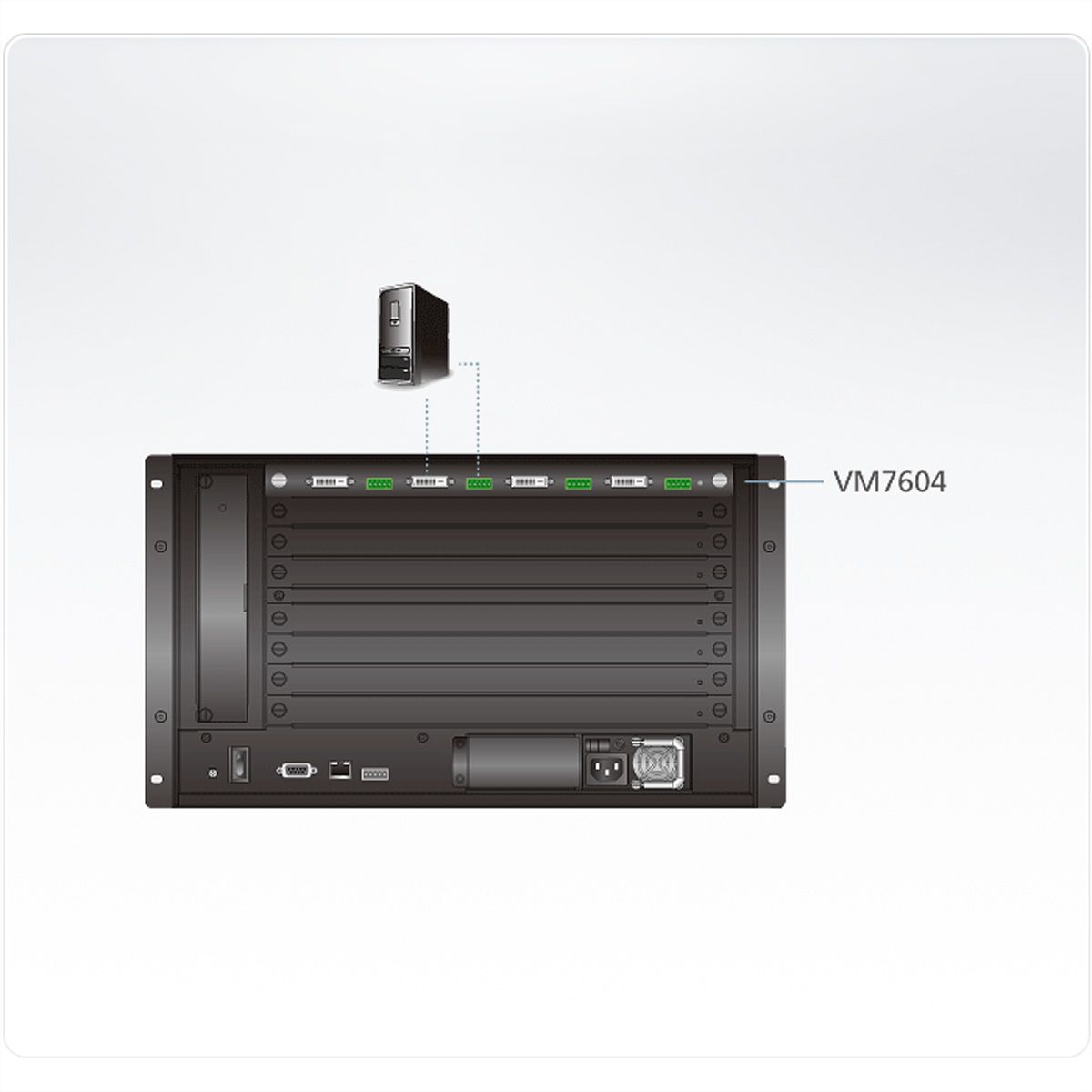ATEN VM7604 Carte d'entrée DVI à 4 ports