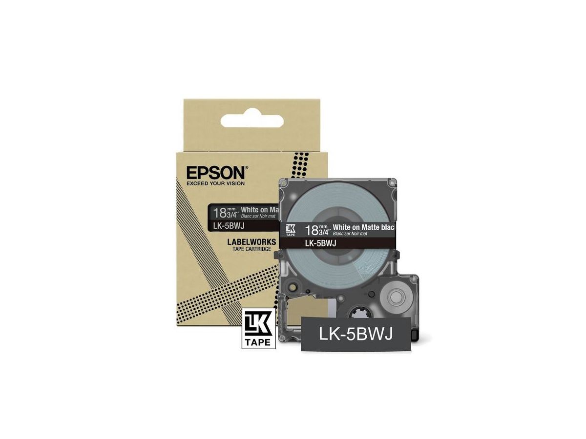 Epson LK-5BWJ Noir, Blanc