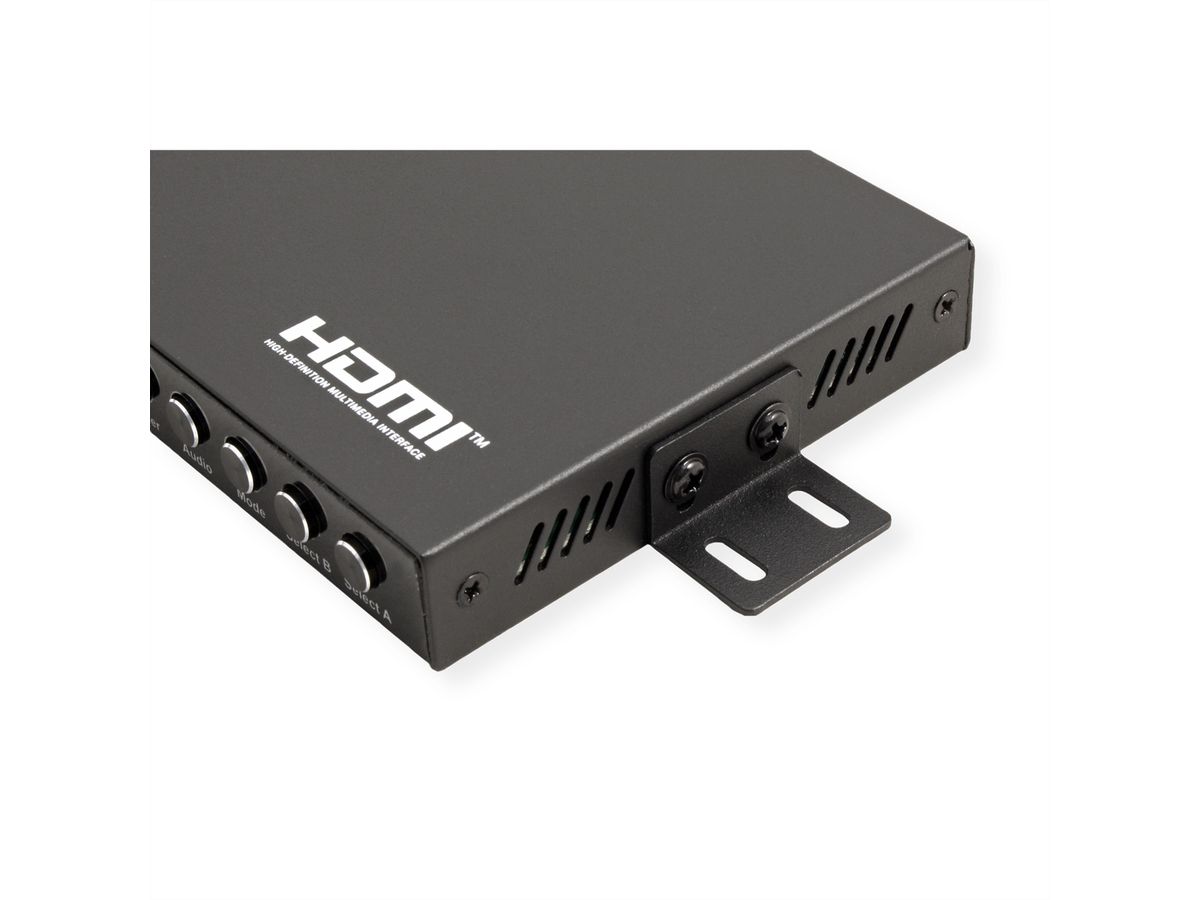 VALUE Switch matriciel HDMI 4x2 QUAD multi vues, commutation sans rupture