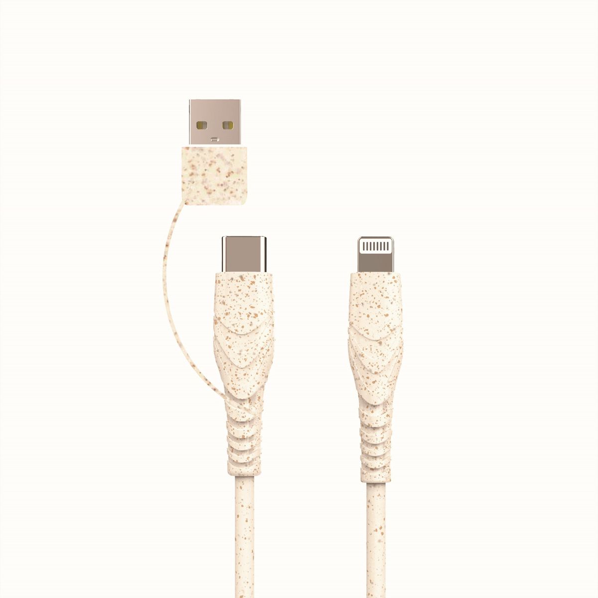 BIOnd BIO-CT-IP Câble USB-C & USB-A vers 8PIN 3,5A, 1,2 m