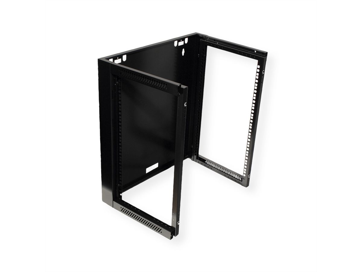 VALUE Armoire murale 12 UH (HxLxP) 640x570x450mm, noir