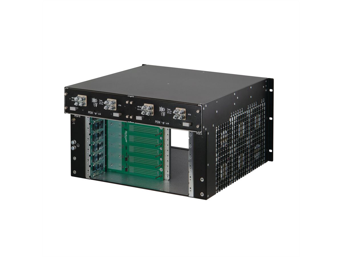 SCHROFF ATCA System 450/40 Series, 6 slot, DC, Replicated Mesh, Radial IPMB