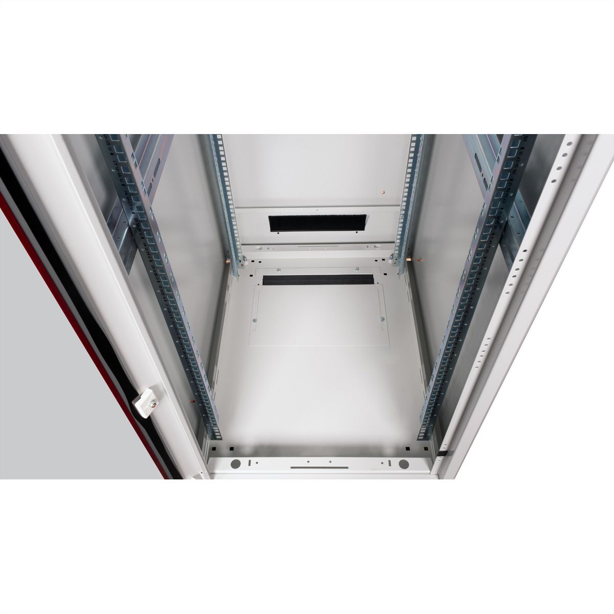 ROLINE 19" Baie réseau Pro 32U, 600x800 LxP Porte verre gris