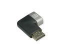 ROLINE Adaptateur HDMI, 8K, HDMI M/F, coudé à 90°