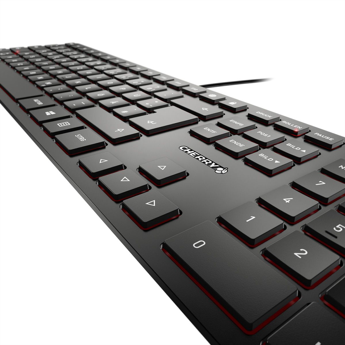 CHERRY KC 6000 Clavier Slim, noir