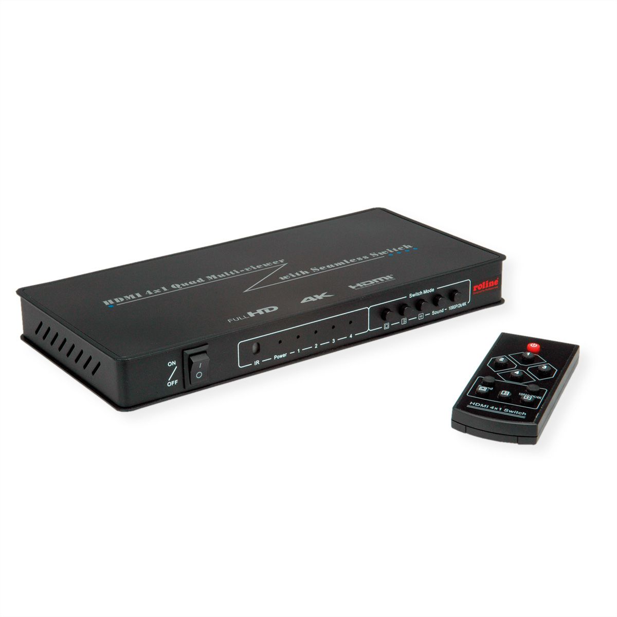 ROLINE Switch HDMI 4x1 QUAD multi vues en continu