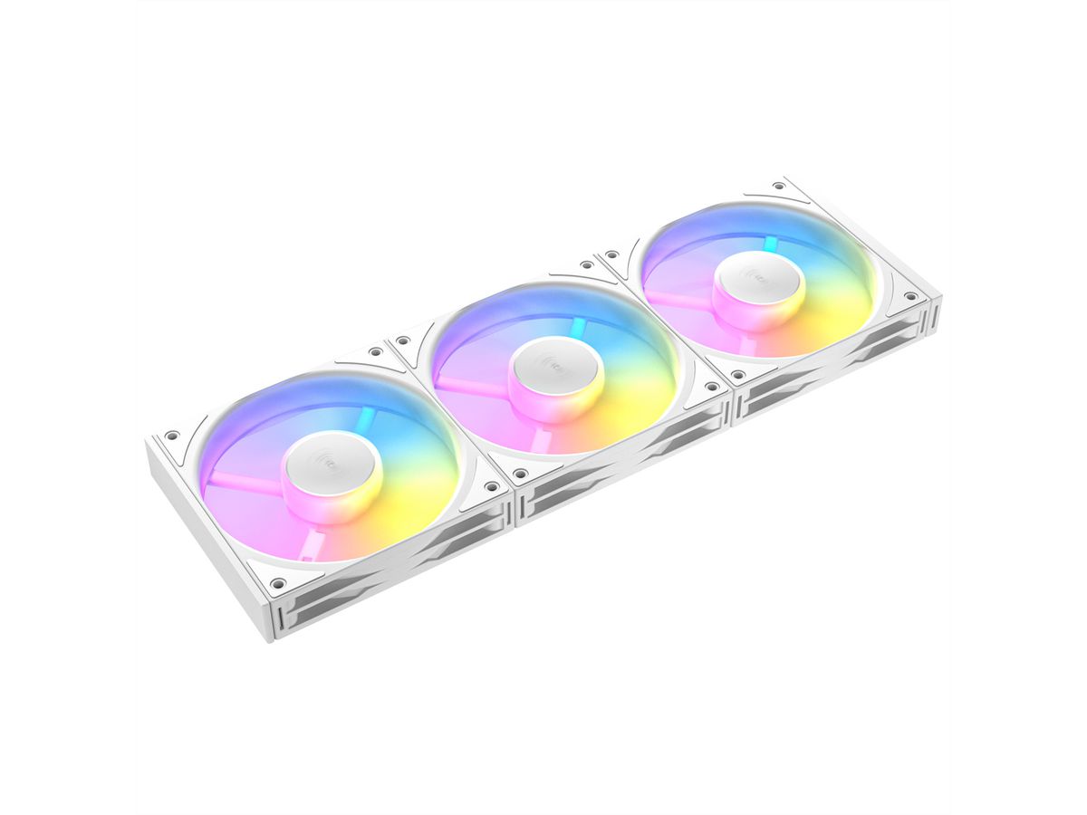 ANTEC Ventilateur de boîtier PC C120 ARGB 120 mm, lot de 3, blanc