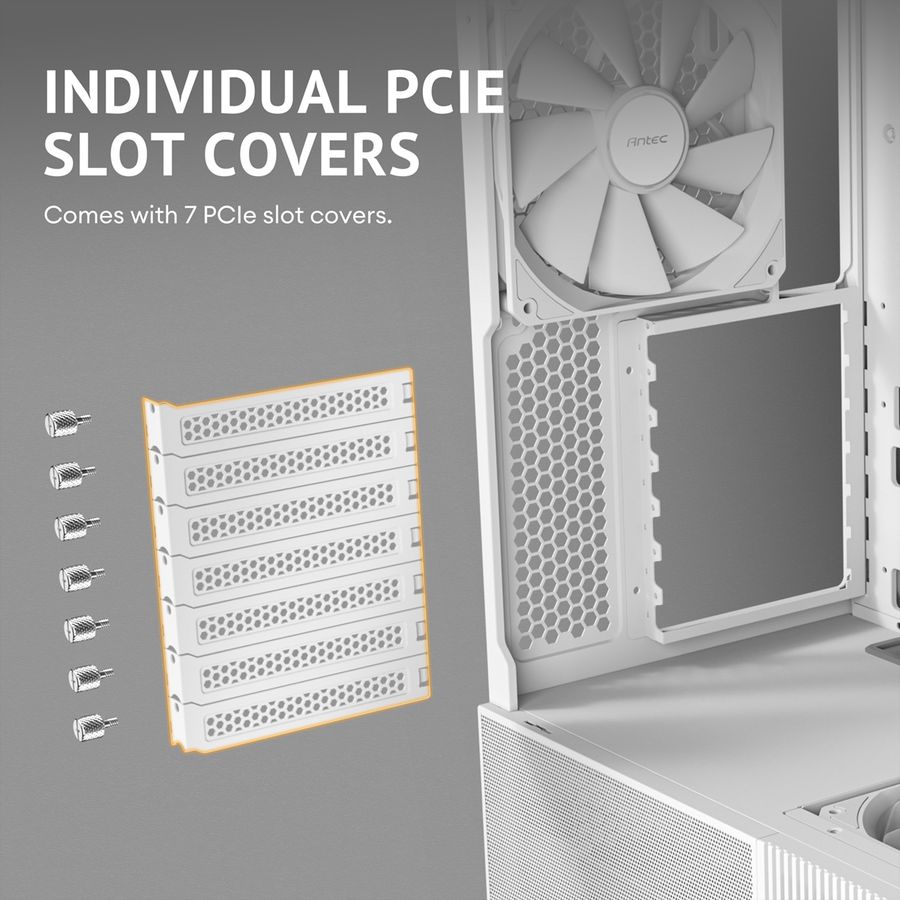 ANTEC Boîtier PC Constellation C6 Curve Air, format ATX Midi Tower, blanc