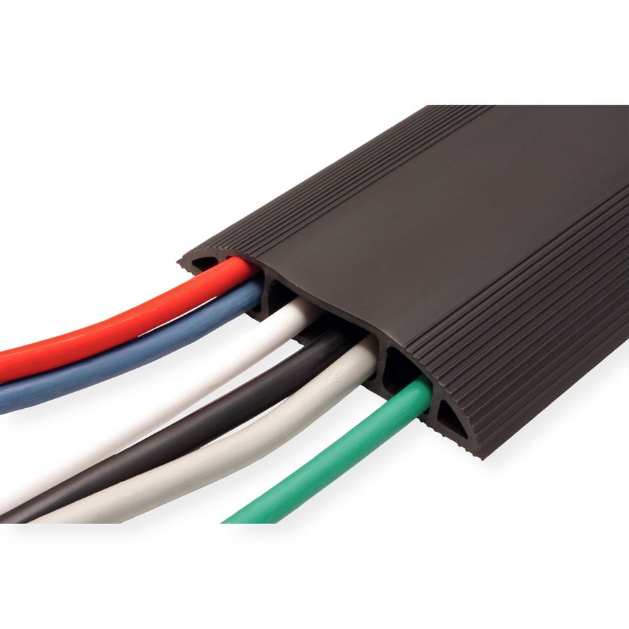 DATAFLEX Pont pour câbles, noir, 1,5 m
