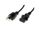 Câble d'alimentation NEMA-5 - C13 pour les USA, noir, 1,8 m