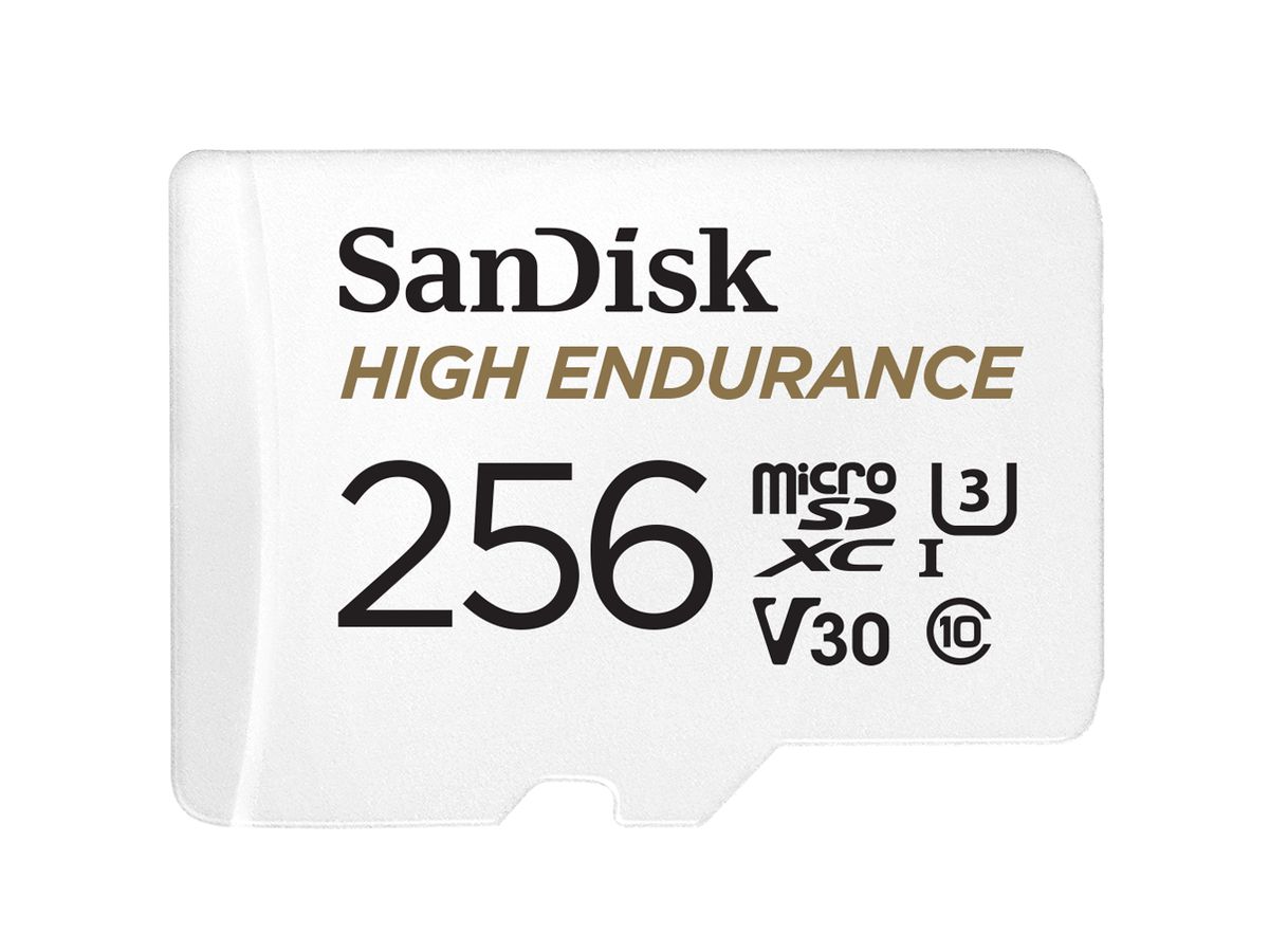 SanDisk High Endurance 256 Go MicroSDXC UHS-I Classe 10