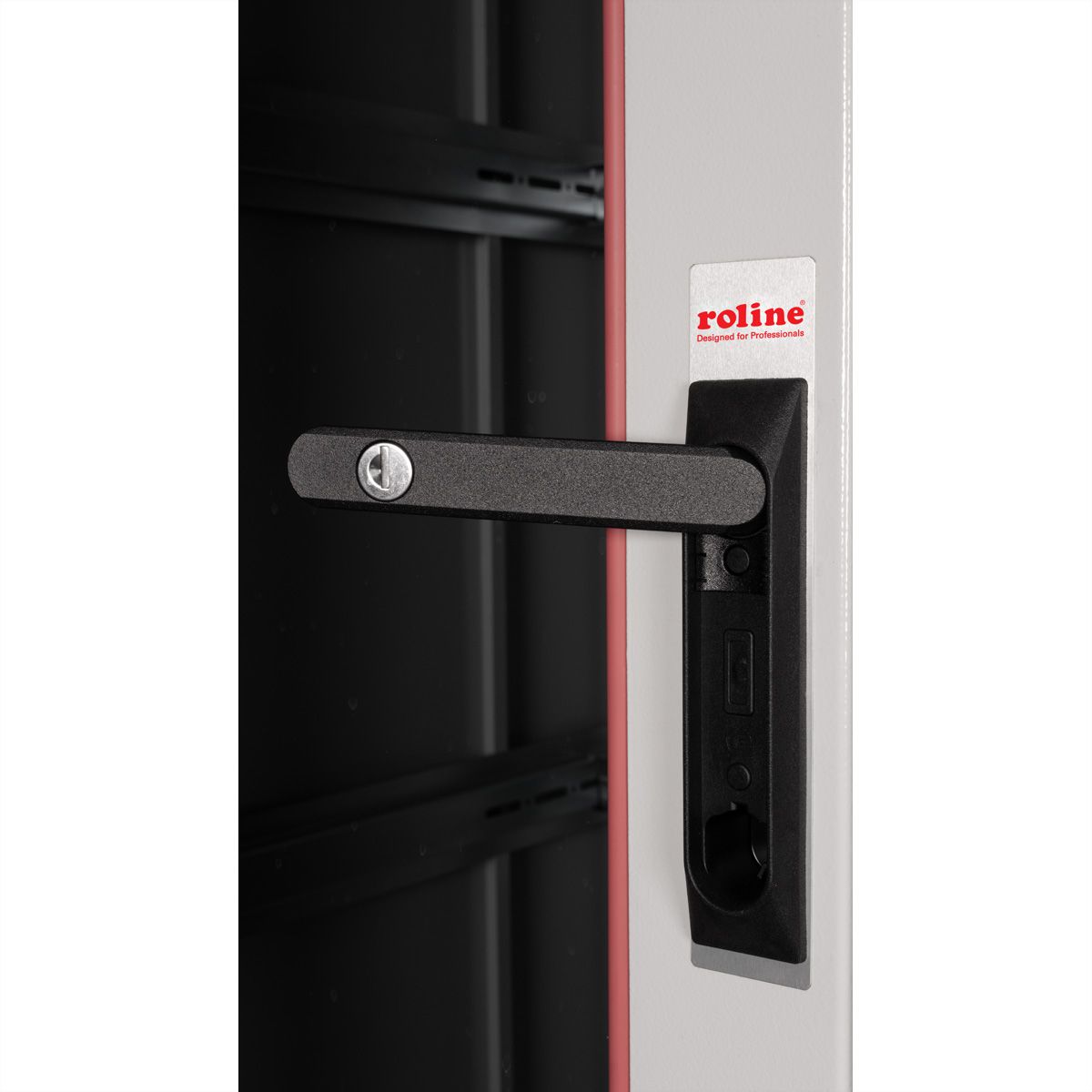 ROLINE 19" Baie réseau Pro 42U, 800x1000 LxP Porte verre gris