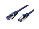 Cordon VALUE Cat.6A (Classe EA) / 10 Gigabit S/FTP, LSOH, bleu, 1,5 m