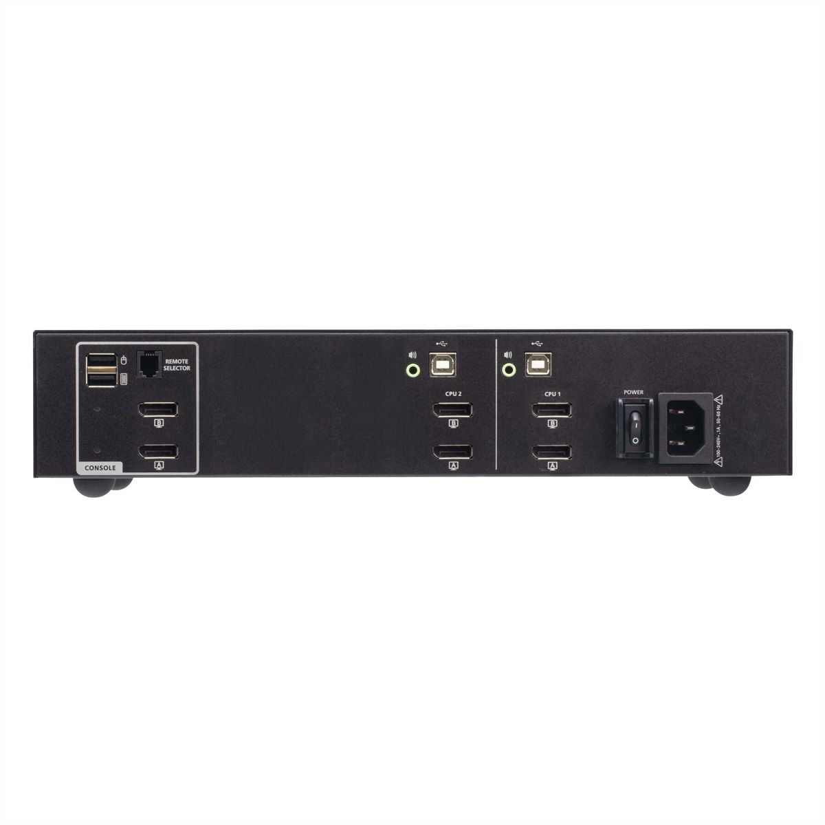 ATEN CS1142DP4 Commutateur KVM sécurisé DisplayPort à 2 ports USB et double affichage
