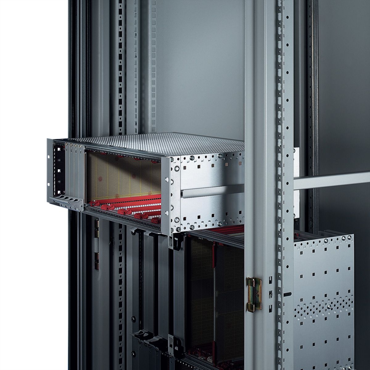 Glissière télescopique SCHROFF, profil en C pour armoire pour Eurorack, 600 mm