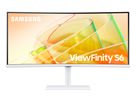 Samsung S65TC LED display 86,4 cm (34") 3440 x 1440 pixels UltraWide Quad HD Blanc