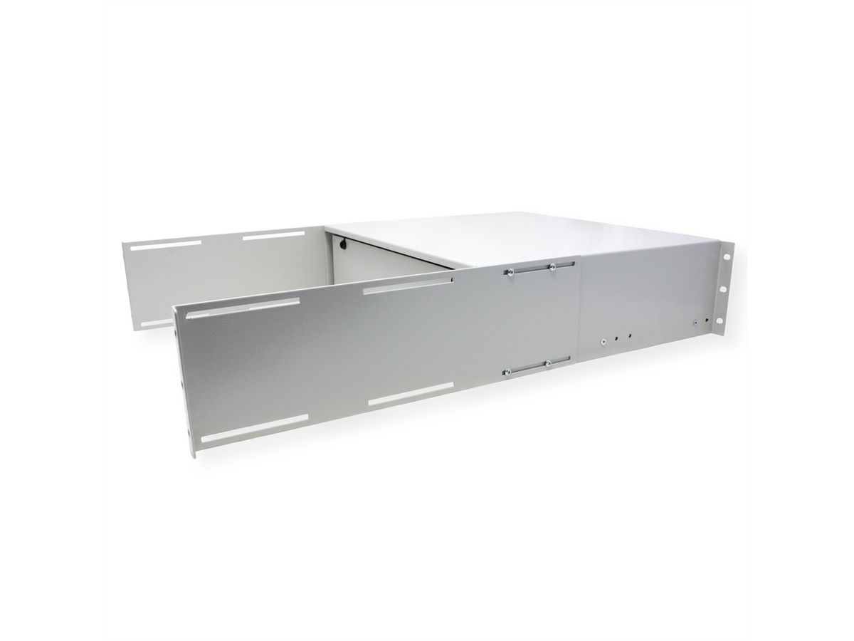 ROLINE 19" Tiroir pour clavier 3U, 400P fermable gris