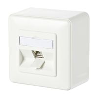 METZ CONNECT C6Amodul 1 port 180°M AP blanc pur