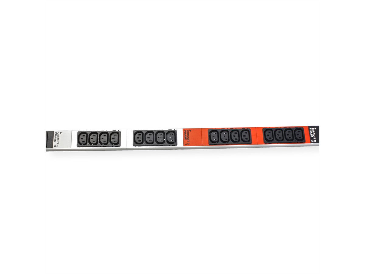 BACHMANN IT PDU ALU 0U 48x C13 2x3x32A ouvert