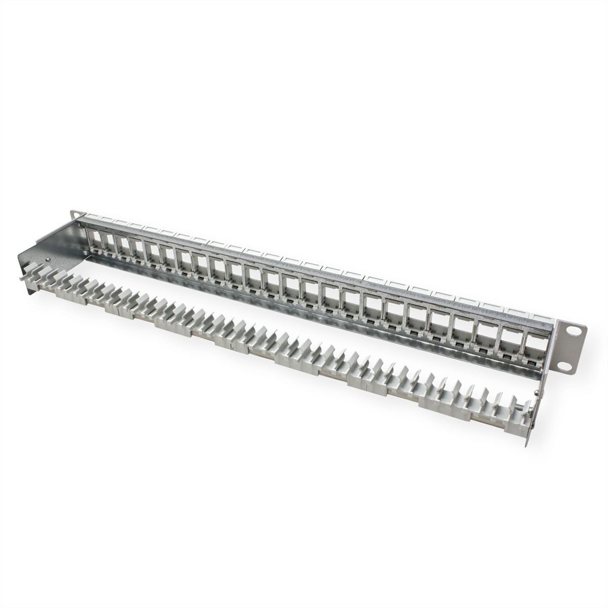 METZ CONNECT Panneau 19" 1UH vide pour 24 modules E-DAT ou Cat.6A