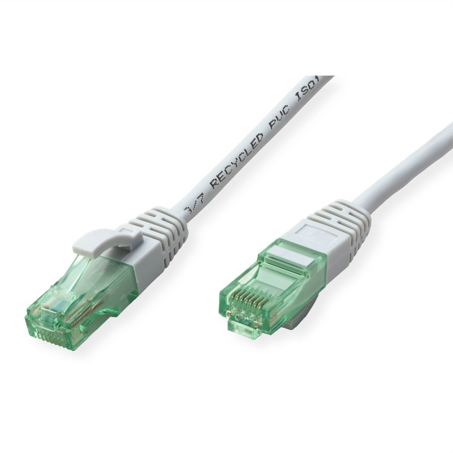 ROLINE RM Cordon UTP Cat.6A / 10 Gigabit, gris, 15 m