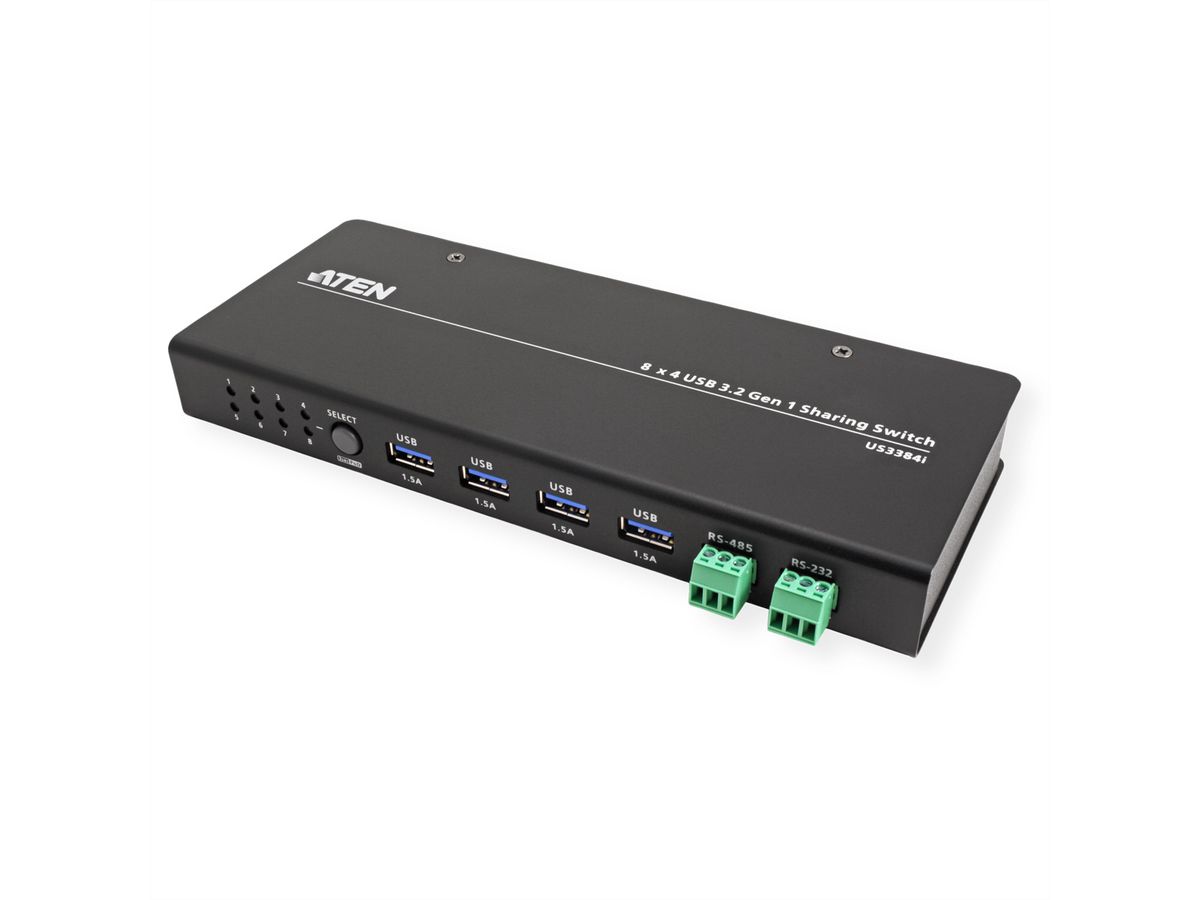 ATEN US3384I Commutateur partagé USB 3.2 Gen 1, 8 x 4