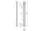 SCHROFF Plug-In Unit U-Profile Face avant pour poignée XL, compatible micro-interrupteur, 6 U, 4 CV, 2,5 mm, alu, anodisé frontal, conducteur arrière