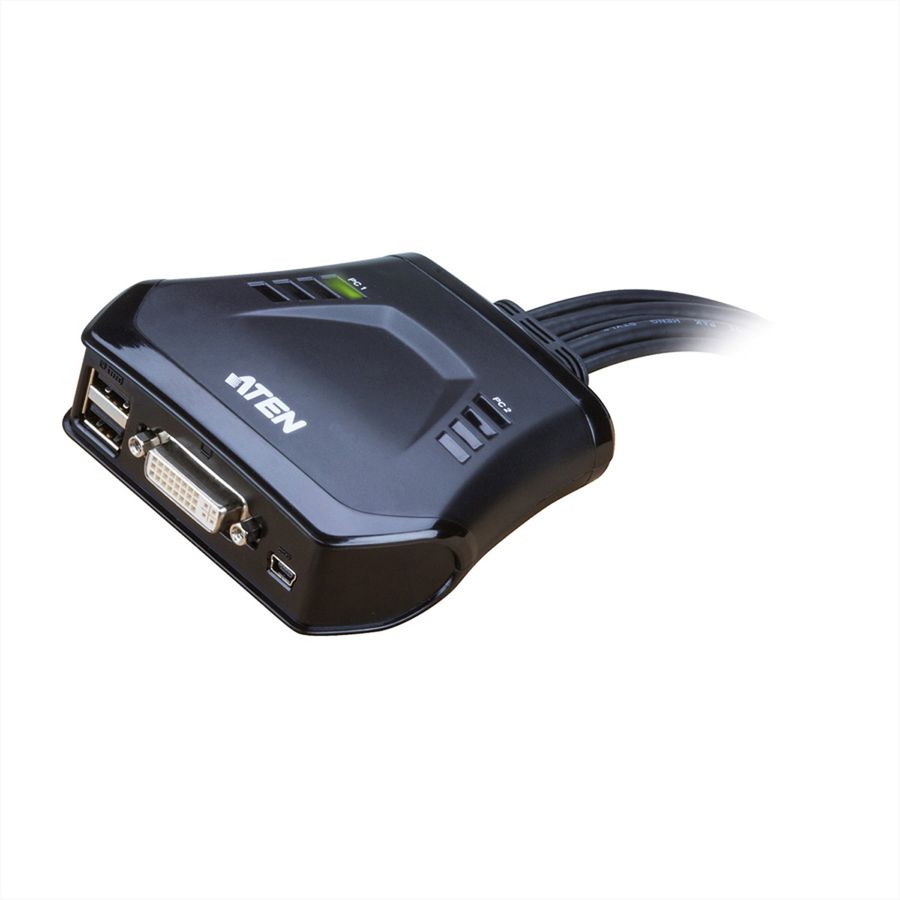 ATEN CS22D Commutateur KVM DVI USB à 2 ports
