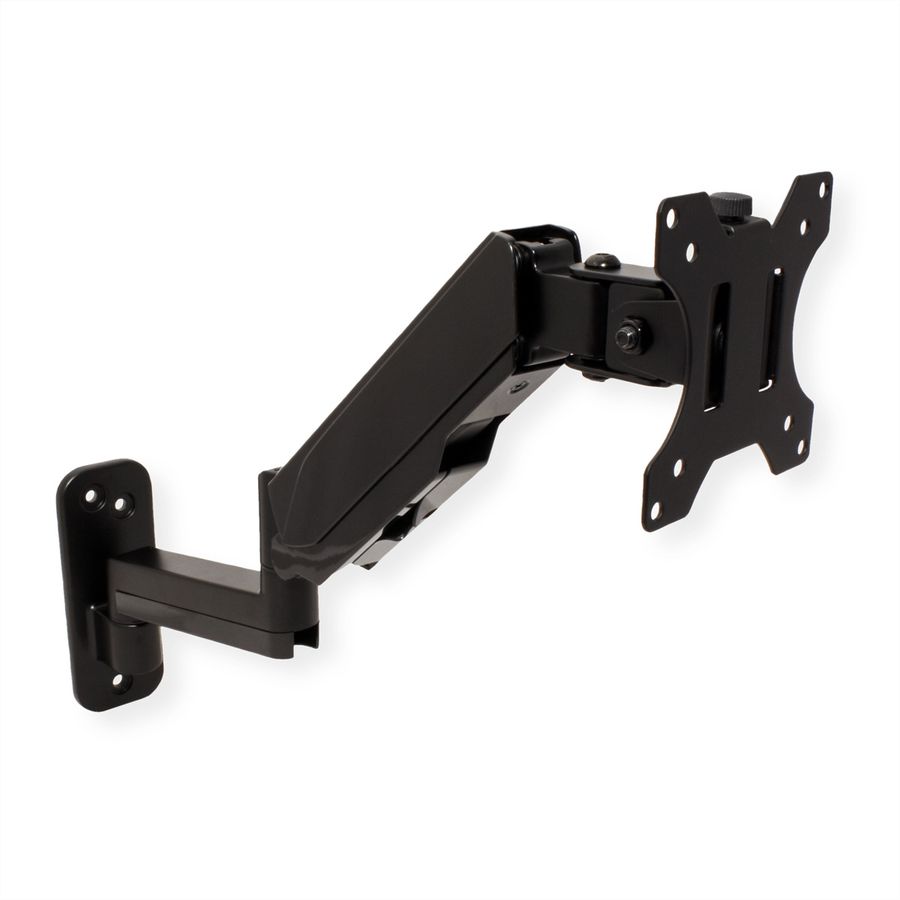 VALUE Support LCD, montage mural, 5 articulations, noir