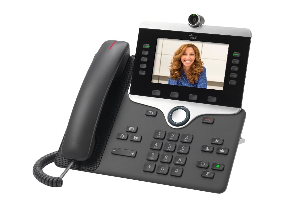 Cisco IP PHONE 8845 téléphone fixe Charbon de bois Combiné filaire LCD -  SECOMP France