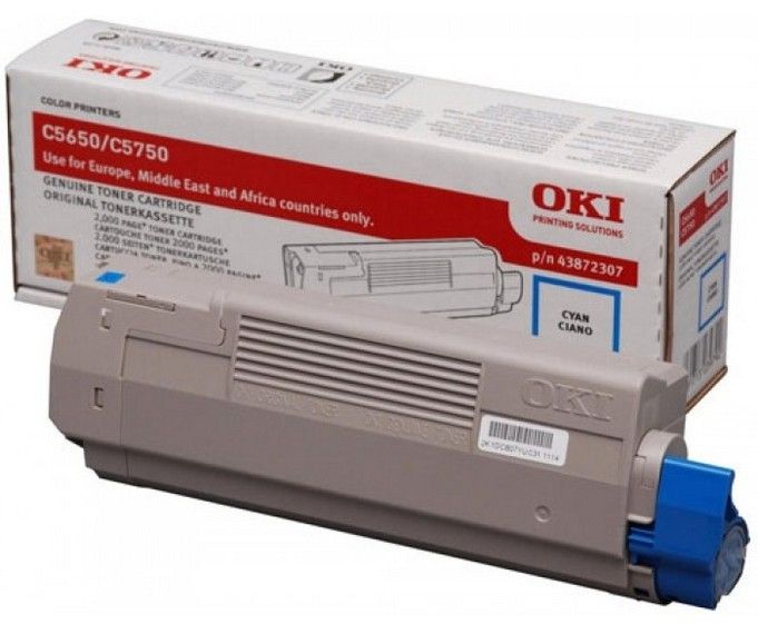 OKI 43872307 Cartouche de toner Original Cyan 1 pièce(s)