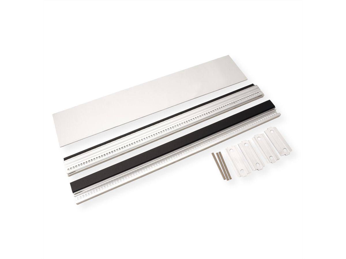 SCHROFF RatiopacPRO Face avant CEM, fendue, blindée, 2 U, 84 CV, 2,5 mm, alu