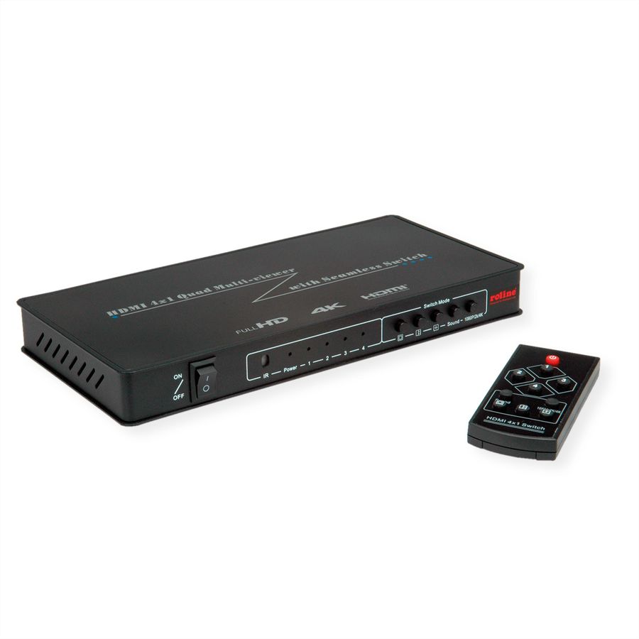 ROLINE Switch HDMI 4x1 QUAD multi vues en continu