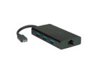 VALUE Convertisseur USB 3.2 Gen 1 type C - Gigabit Ethernet + Hub 3x USB 3.2 Gen 1 Type A