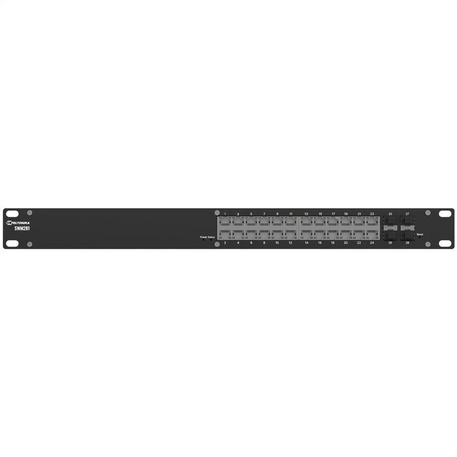 TELTONIKA SWM281 Commutateur Gigabit Ethernet géré, 24 ports