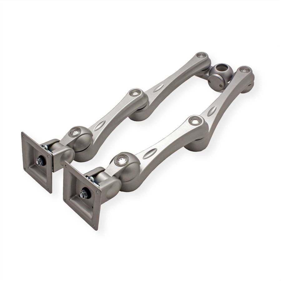 ROLINE Bras multi LCD, support pour 2 LCD, 4 pivots