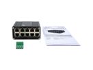 EXSYSEX-62025PoE Switch Ethernet industriel 10 ports PoE, non géré